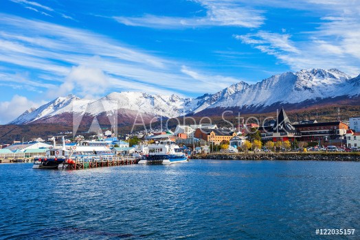 Picture of Ushuaia aerial view Argentina